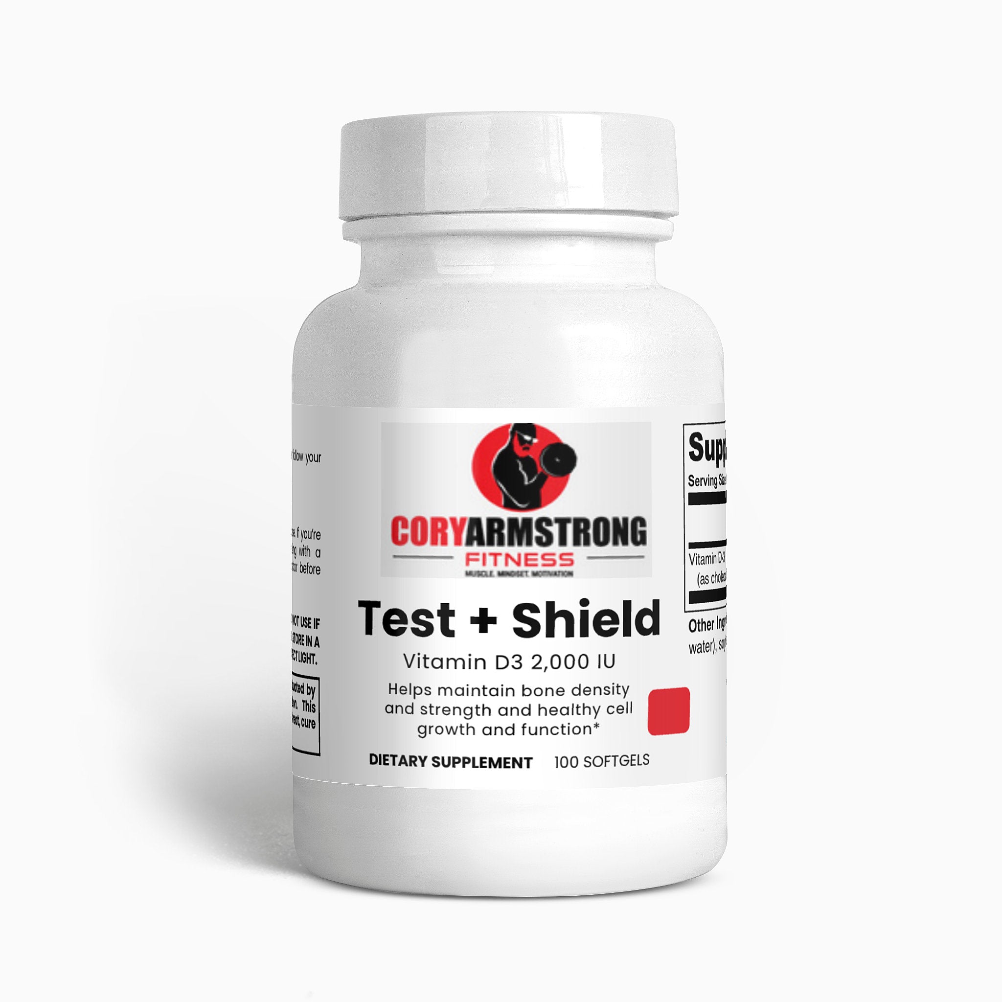 Test + Shield: Vitamin D3 2,000 IU