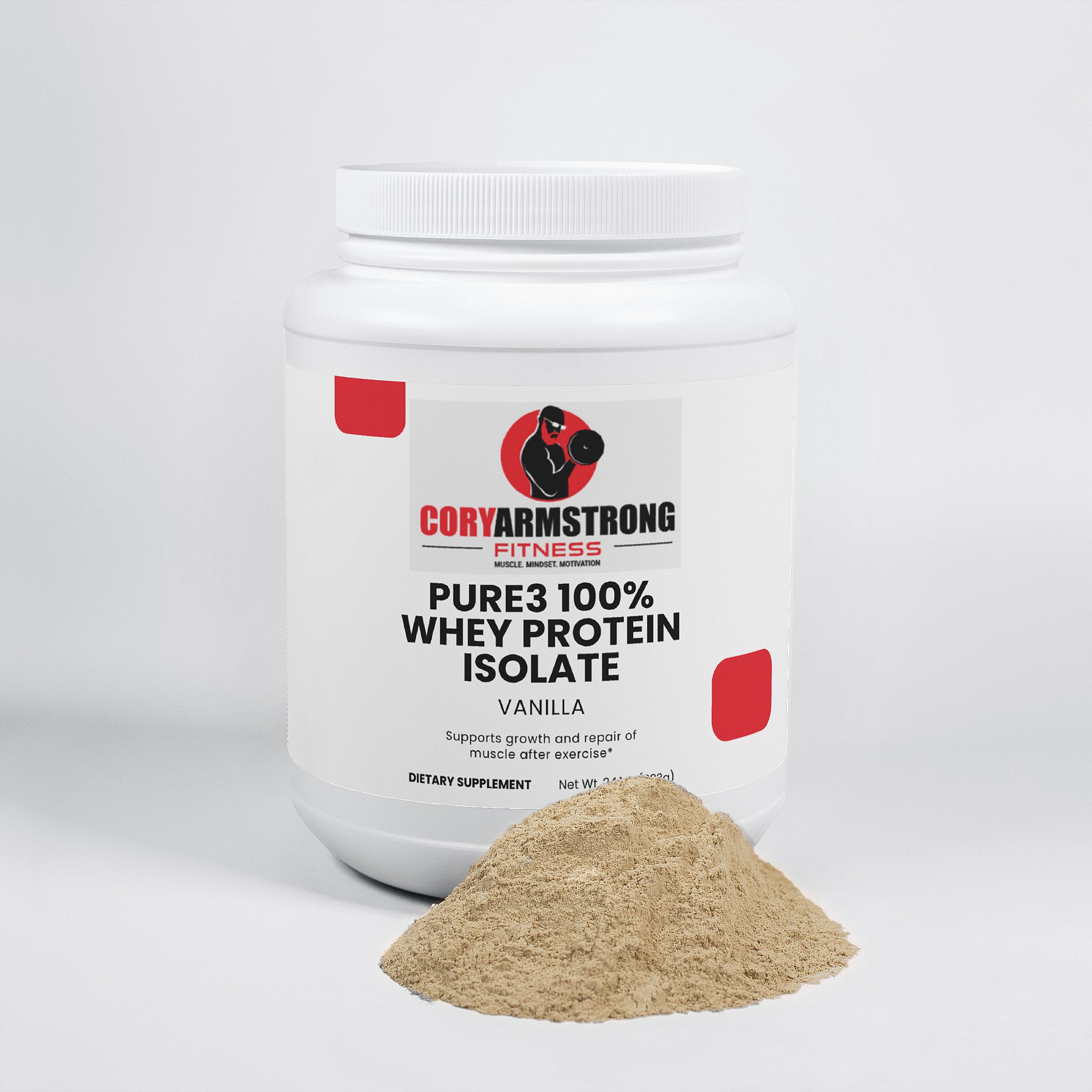 Pure3 100% Whey Protein Isolate (Vanilla)