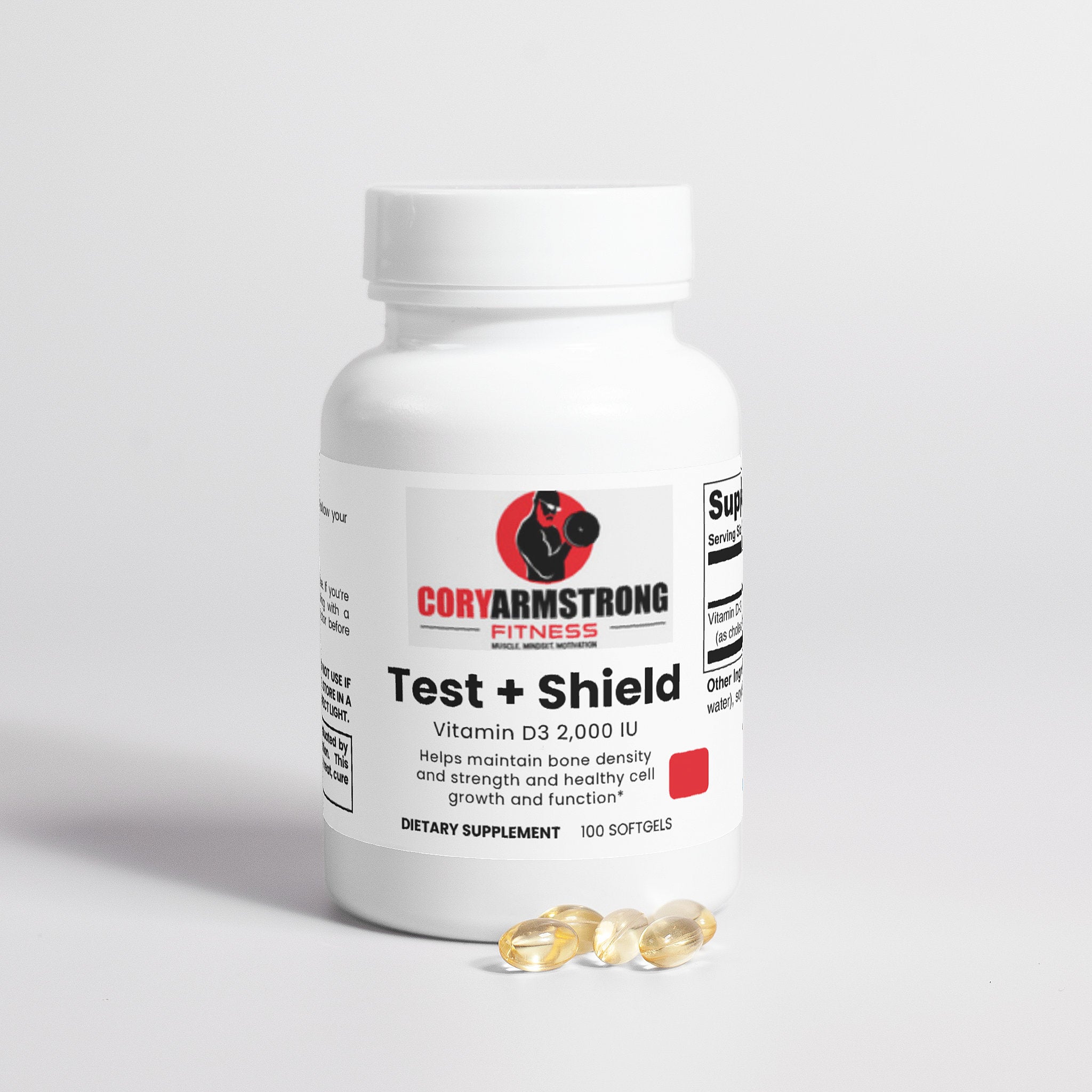 Test + Shield: Vitamin D3 2,000 IU