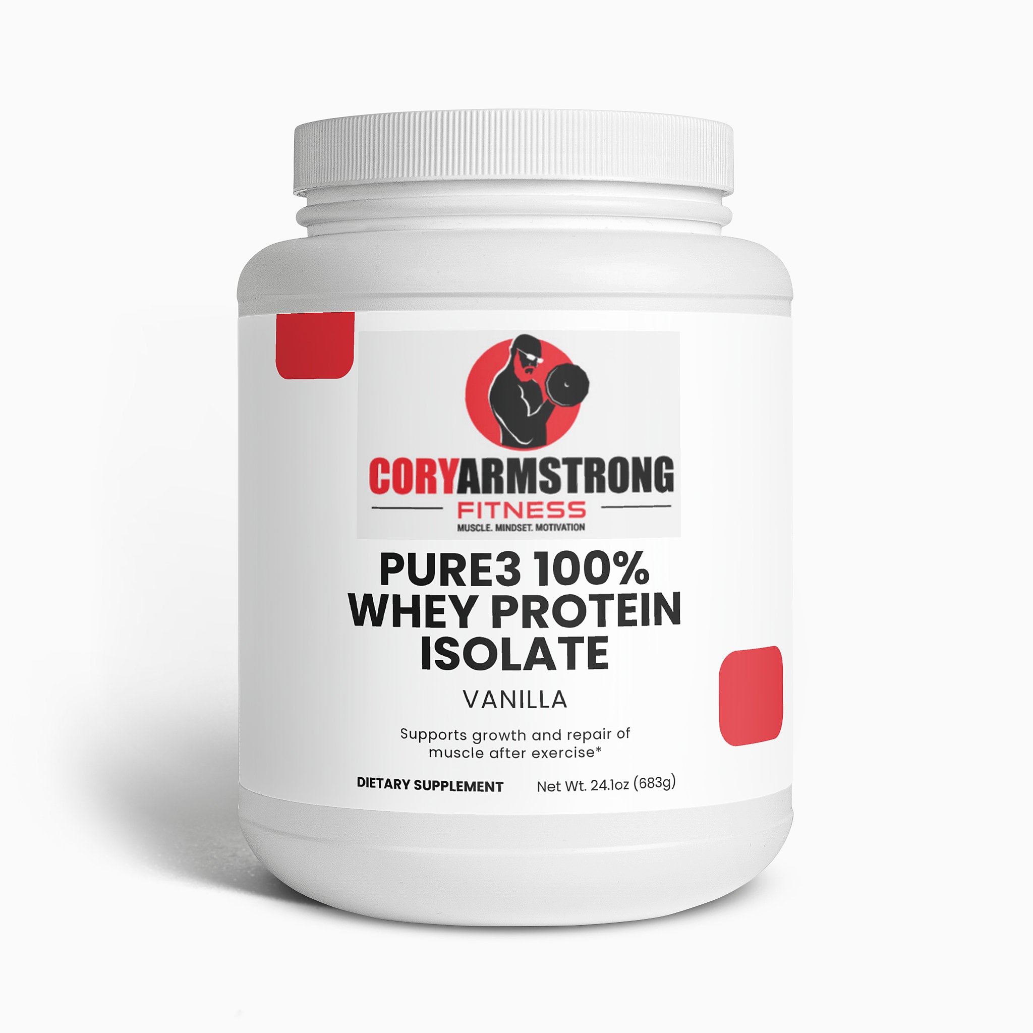 Pure3 100% Whey Protein Isolate (Vanilla)